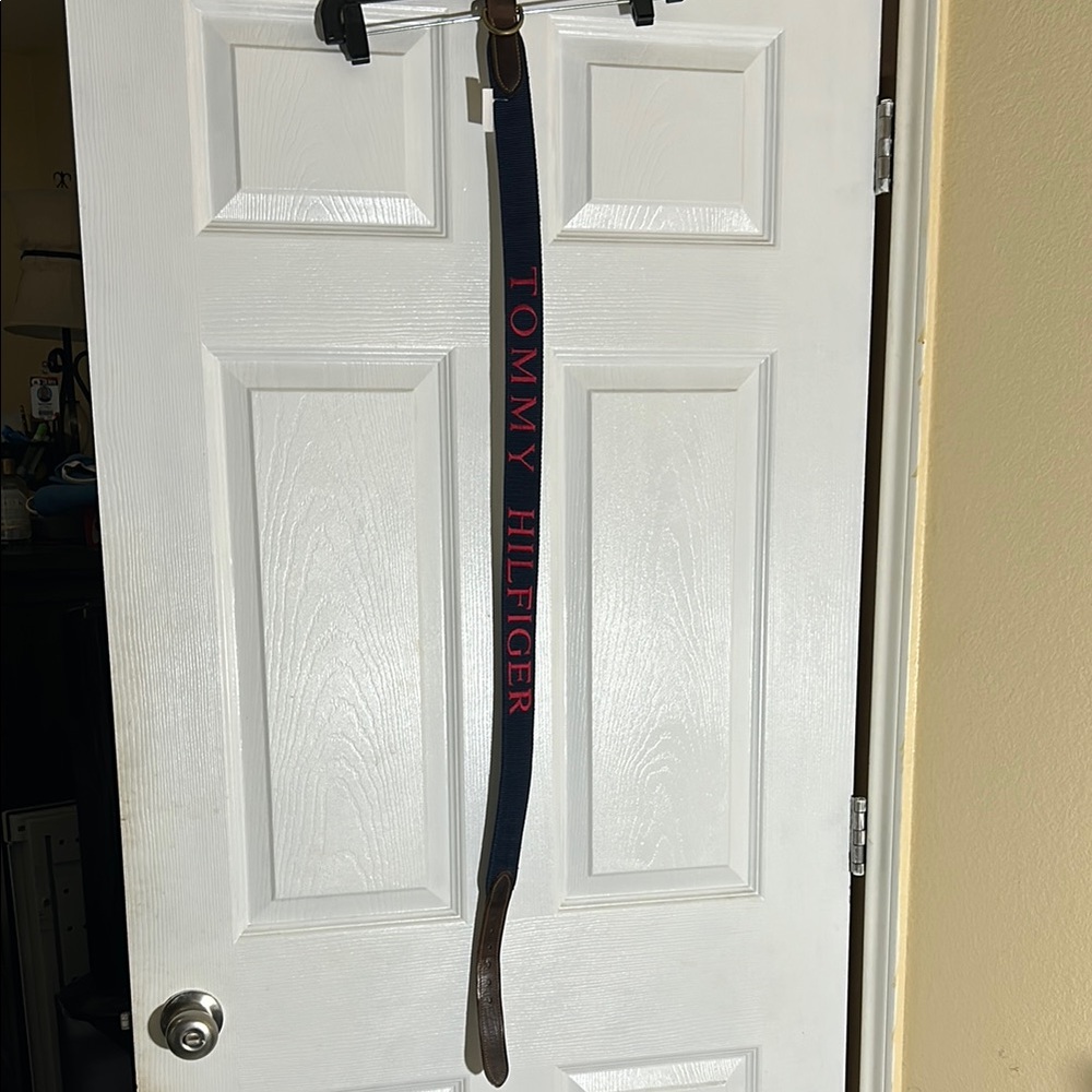 Tommy Hilfiger Blue and Brown Hook Wall Decor